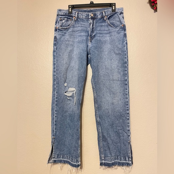 Gap blue jeans super comfy fun details - Picture 2 of 3